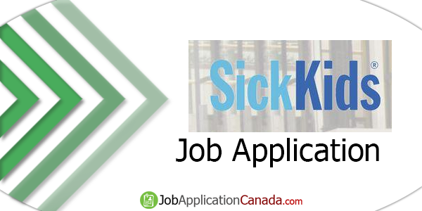 Sickkids Job Application