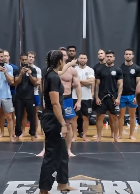 Three Experienced Black Belts Underestimated a Quiet Woman and Invited Her to Choose Her First Opponent—Until She Made a Decision Nobody Expected