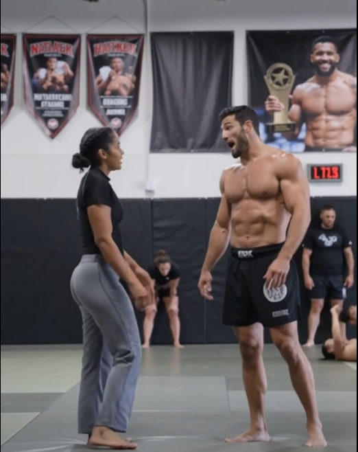 A Martial Arts Champion Underestimated a Quiet Woman During Training, Telling Her She Couldn’t Keep Up—Until Her Unexpected Skills Left the Entire Dojo Speechless